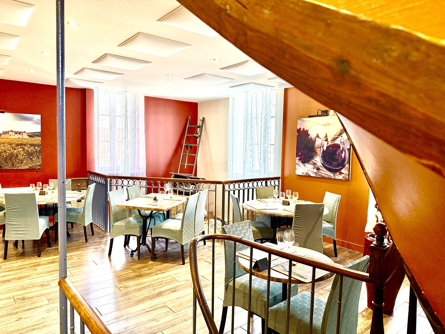 Auberge du vieux pressoir salle à l'étage