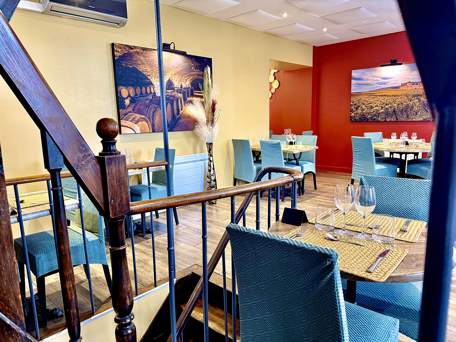 Auberge du vieux pressoir salle à l'étage